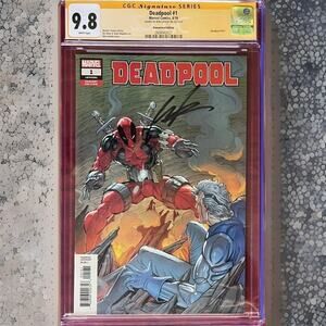 Deadpool #1 Rob Liefeld Remastered Edition CGC SS 9.8 Signed Rob Liefeld 1:500